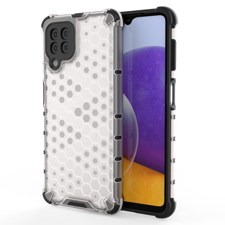 For Samsung Galaxy A22 4G Shockproof Honeycomb PC + TPU Protective Case
