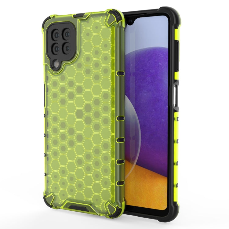 For Samsung Galaxy A22 4G Shockproof Honeycomb PC + TPU Protective Case