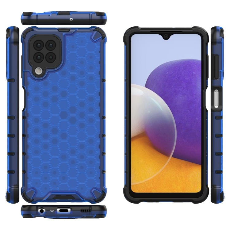 For Samsung Galaxy A22 4G Shockproof Honeycomb PC + TPU Protective Case