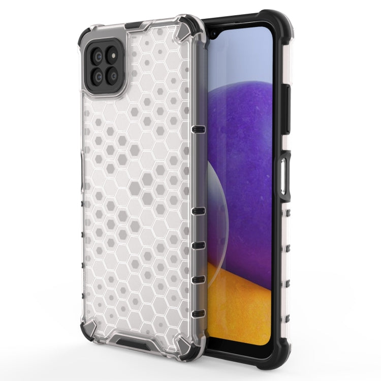 For Samsung Galaxy A22 5G Shockproof Honeycomb PC + TPU Protective Case
