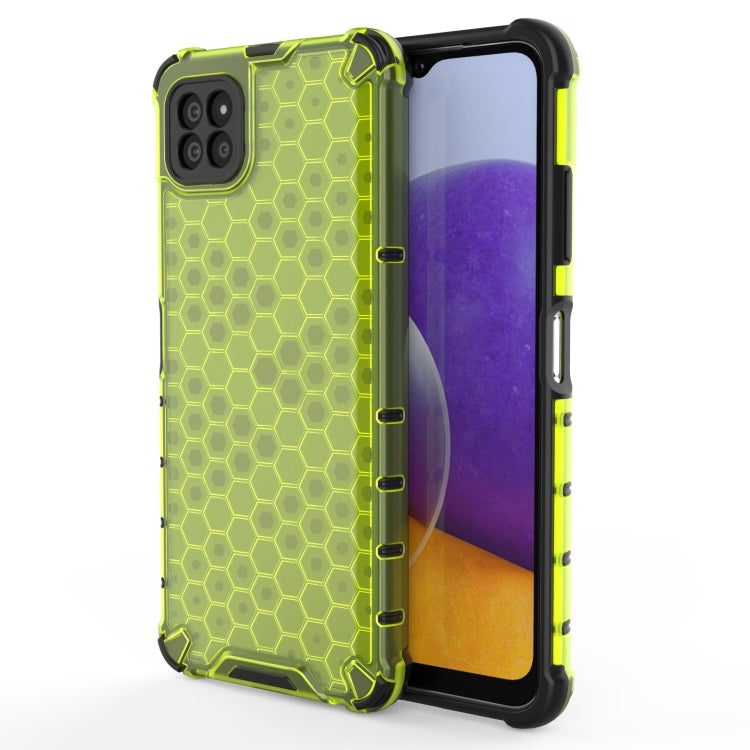 For Samsung Galaxy A22 5G Shockproof Honeycomb PC + TPU Protective Case