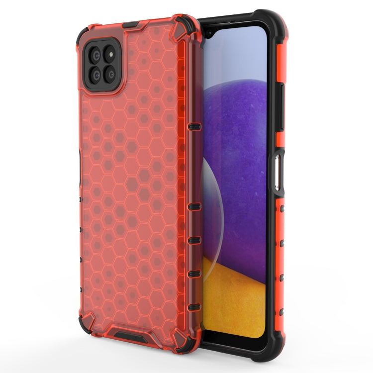 For Samsung Galaxy A22 5G Shockproof Honeycomb PC + TPU Protective Case