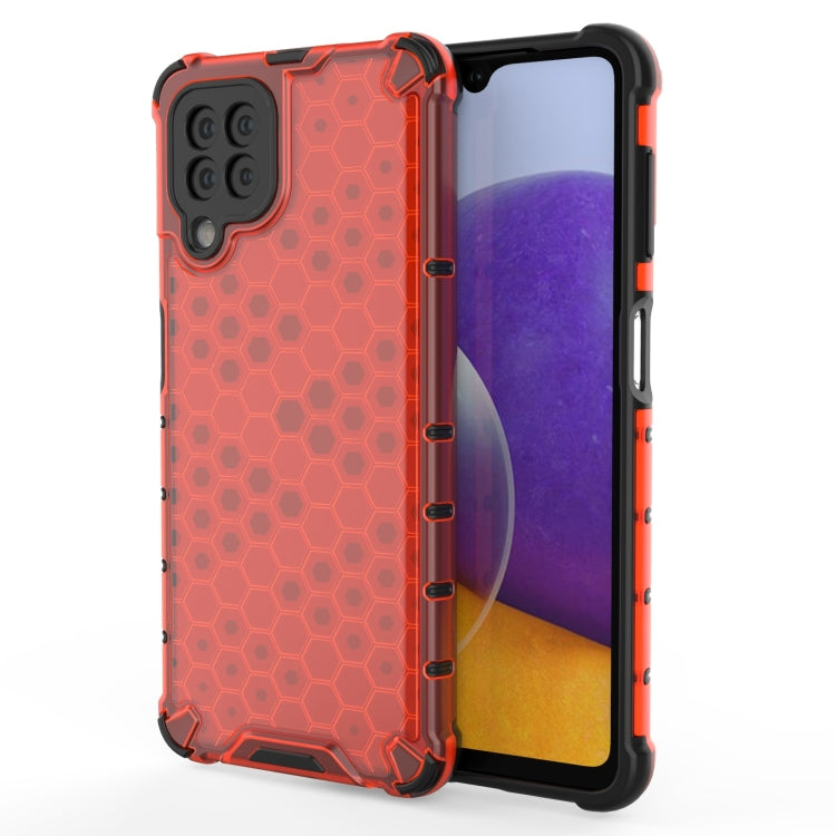 For Samsung Galaxy M32 4G Shockproof Honeycomb PC + TPU Protective Case