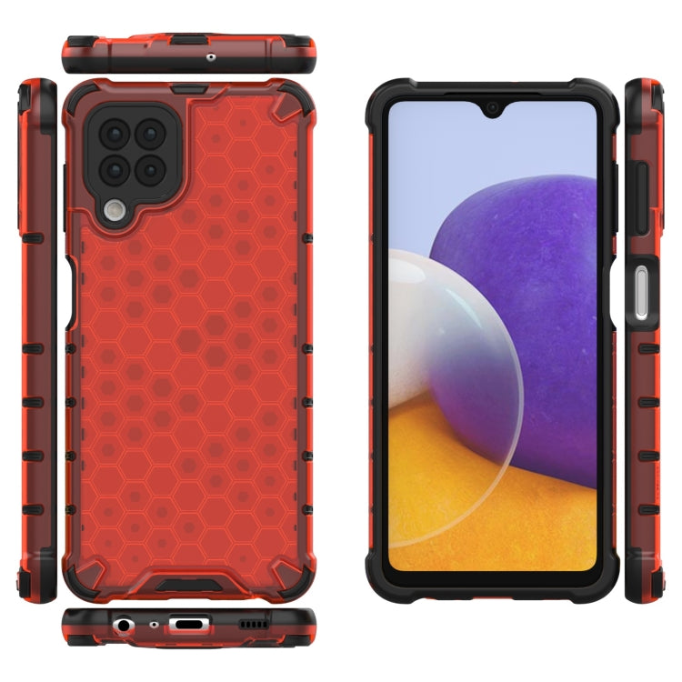 For Samsung Galaxy M32 4G Shockproof Honeycomb PC + TPU Protective Case