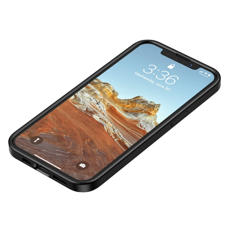 For iPhone 13 Pro Skin Feel Frosted PC + TPU Shockproof Case with Color Button