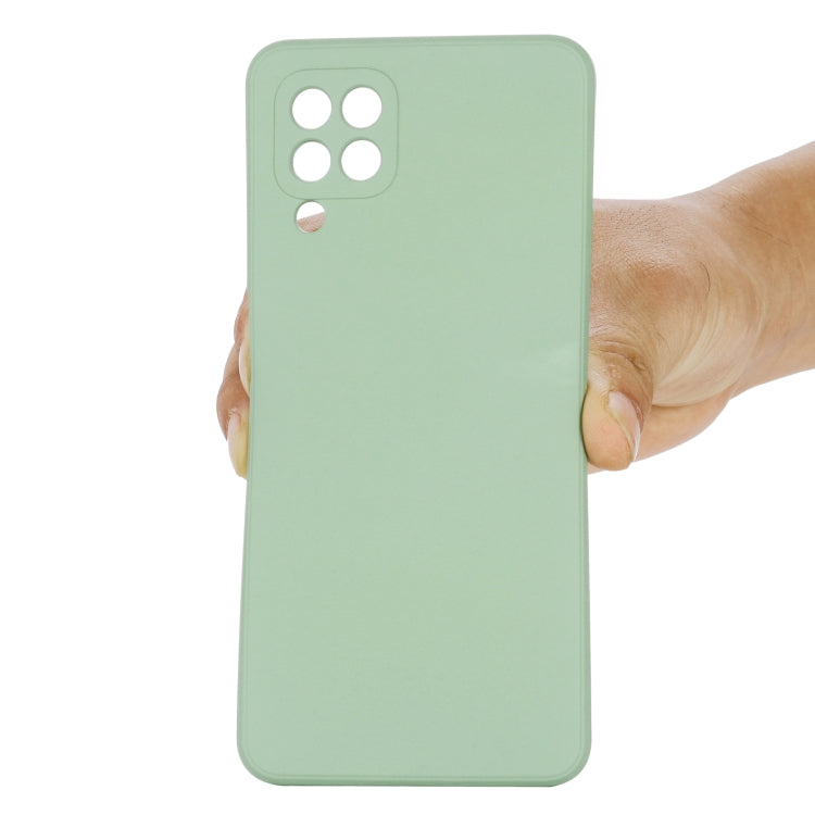 For Samsung Galaxy M32 4G Indian Version Solid Color Liquid Silicone Dropproof Full Coverage Protective Case