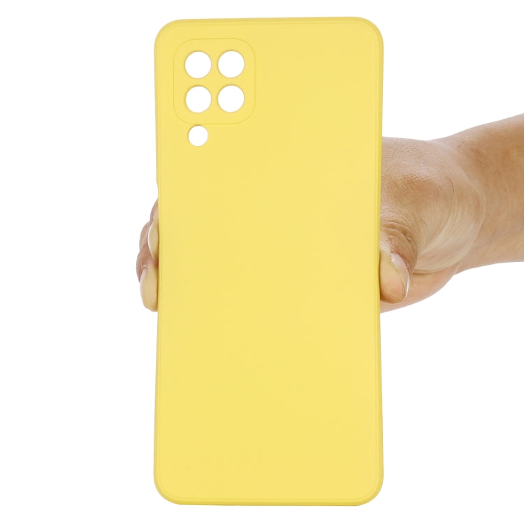 For Samsung Galaxy M32 4G Indian Version Solid Color Liquid Silicone Dropproof Full Coverage Protective Case