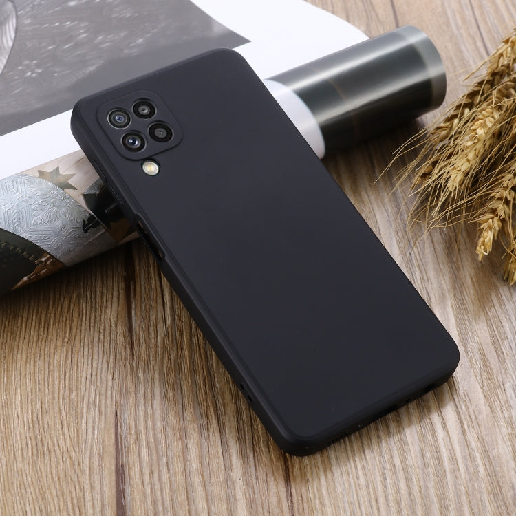 For Samsung Galaxy M32 4G Indian Version Solid Color Liquid Silicone Dropproof Full Coverage Protective Case