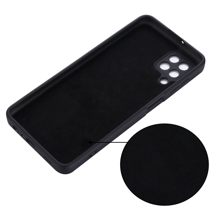 For Samsung Galaxy M32 4G Indian Version Solid Color Liquid Silicone Dropproof Full Coverage Protective Case