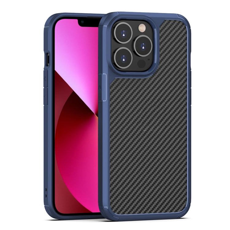 For iPhone 13 Pioneer Carbon Fiber Texture Shockproof TPU + PC Case