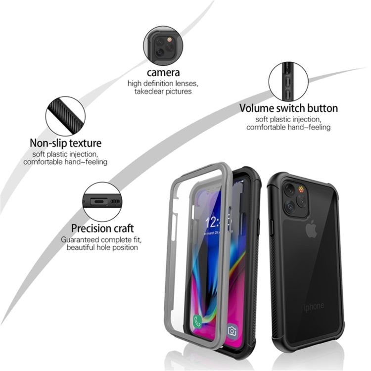 For iPhone 11 Pro RedPepper Shockproof Scratchproof Dust-proof PC + TPU Protective Case(Black)