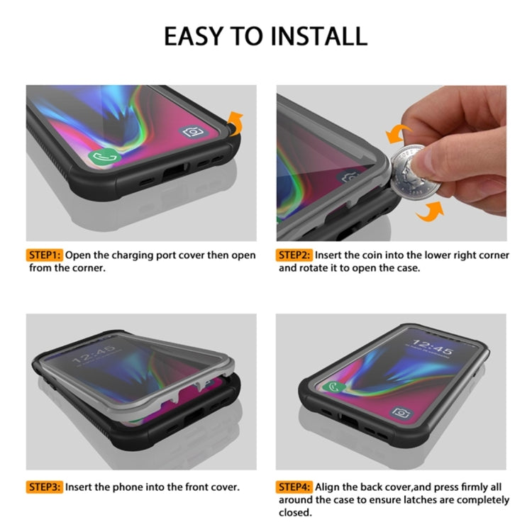 For iPhone 11 Pro Max RedPepper Shockproof Scratchproof Dust-proof PC + TPU Protective Case(Black)