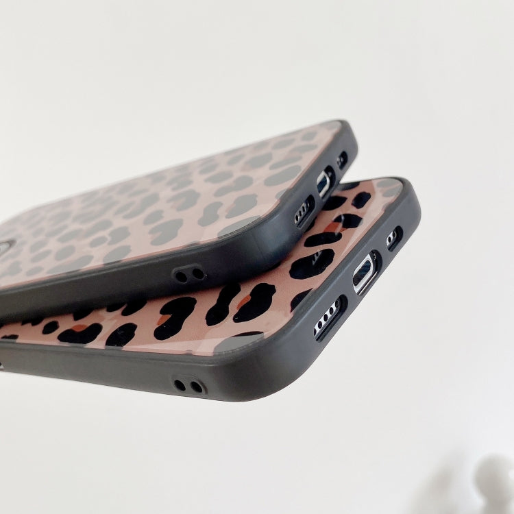 For iPhone SE 2022 / SE 2020 / 8 / 7 Mirror Series Classic Leopard Print Pattern Protective Case