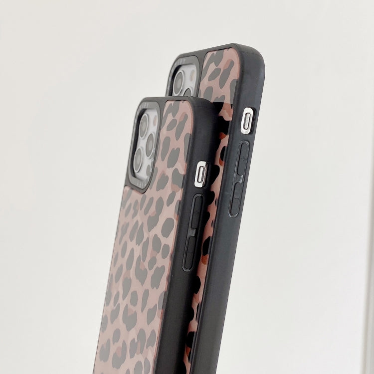 For iPhone 11 Mirror Series Classic Leopard Print Pattern Protective Case