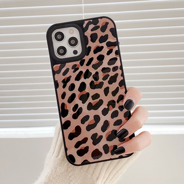 For iPhone 11 Pro Mirror Series Classic Leopard Print Pattern Protective Case