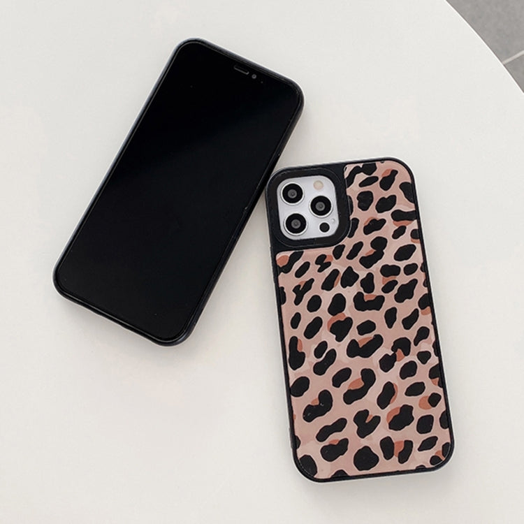For iPhone 11 Pro Mirror Series Classic Leopard Print Pattern Protective Case
