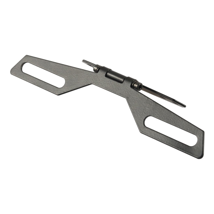 A6321 Motorcycle License Plate Lamp Triangle Bracket with Tool Bag