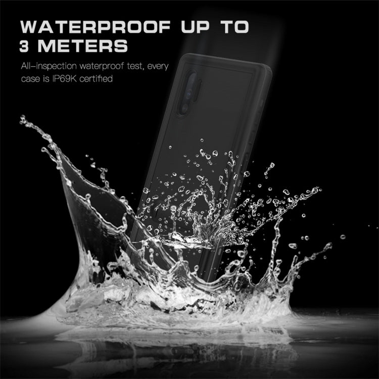 For Galaxy Note 10+ RedPepper Shockproof Waterproof Solid Color PC + TPU Protective Case with Holder
