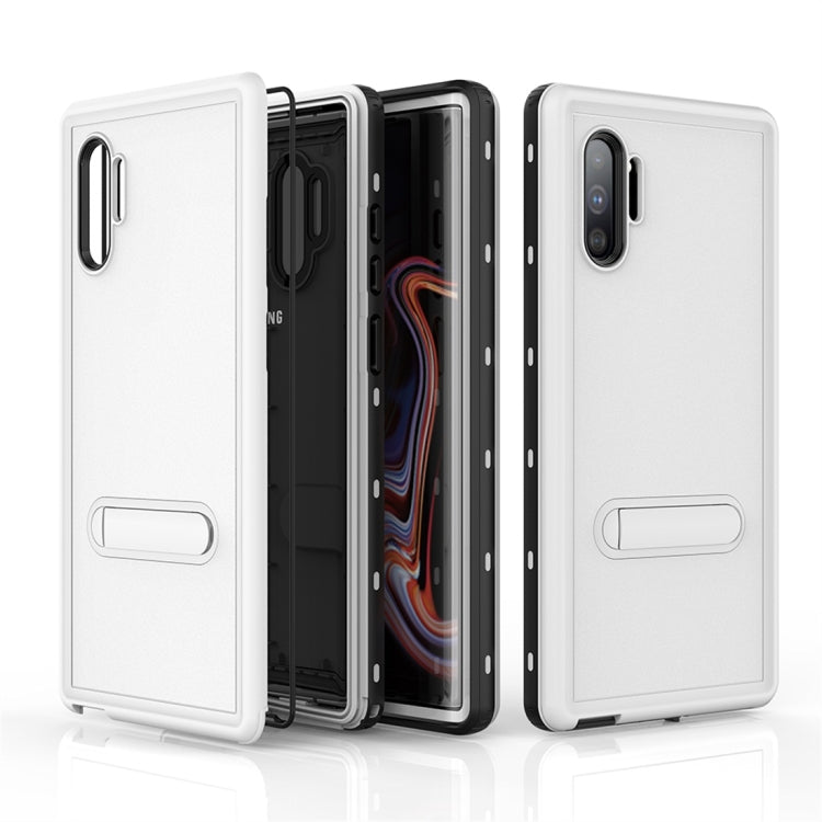 For Galaxy Note 10+ RedPepper Shockproof Waterproof Solid Color PC + TPU Protective Case with Holder
