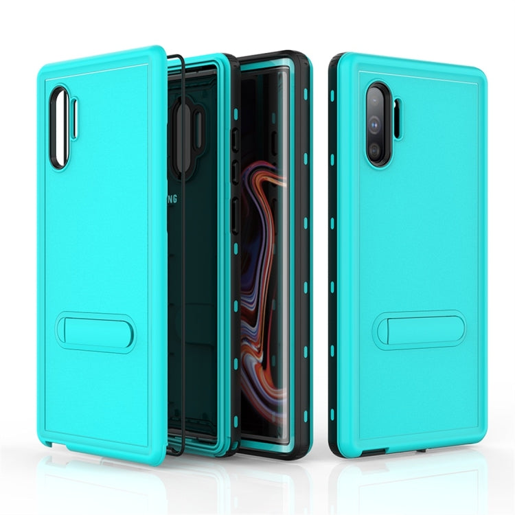 For Galaxy Note 10+ RedPepper Shockproof Waterproof Solid Color PC + TPU Protective Case with Holder