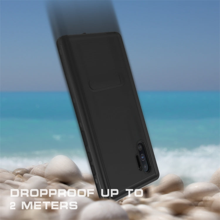 For Galaxy Note 10+ RedPepper Shockproof Waterproof Solid Color PC + TPU Protective Case with Holder