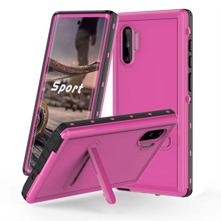 For Galaxy Note 10 RedPepper Shockproof Waterproof Solid Color PC + TPU Protective Case with Holder