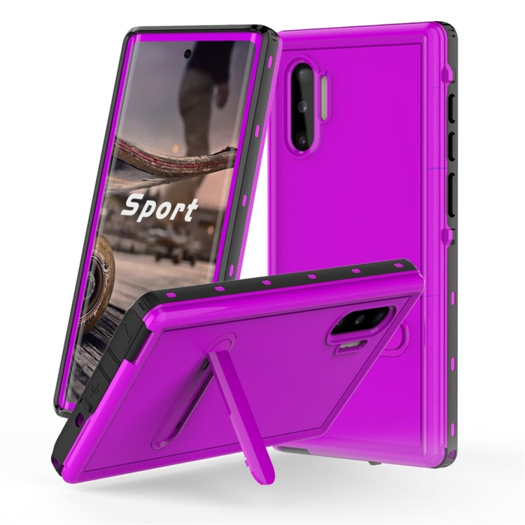 For Galaxy Note 10 RedPepper Shockproof Waterproof Solid Color PC + TPU Protective Case with Holder