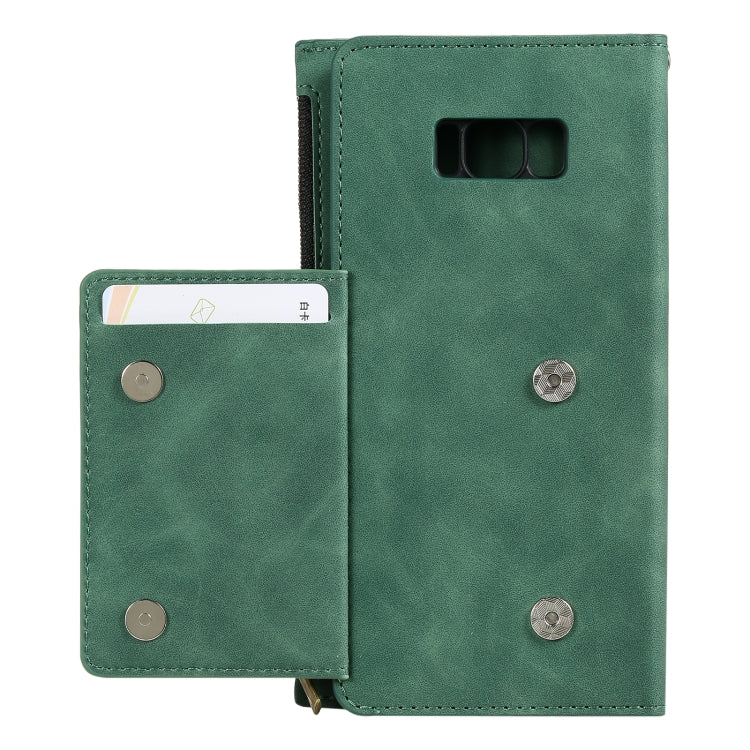 For Samsung Galaxy S10e Side Zipper Back Card Horizontal Flip PU Leather Case with Card Slots & Wallet & Photo Frame & Lanyard