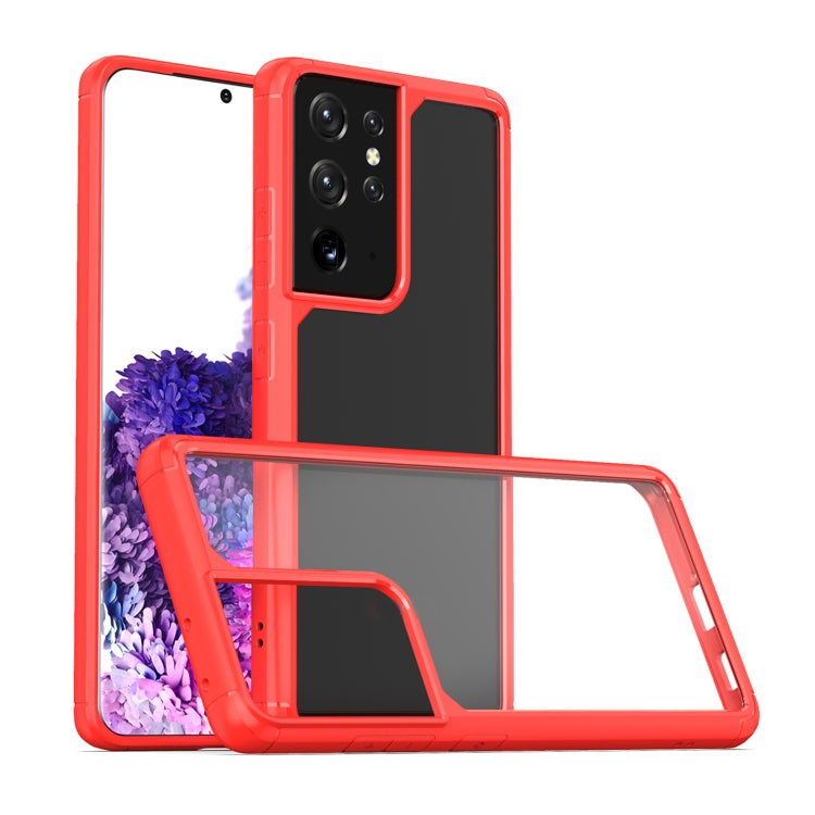 For Samsung Galaxy S21 Ultra 5G TPU + PC Protective Case