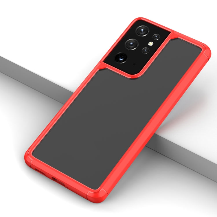 For Samsung Galaxy S21 Ultra 5G TPU + PC Protective Case