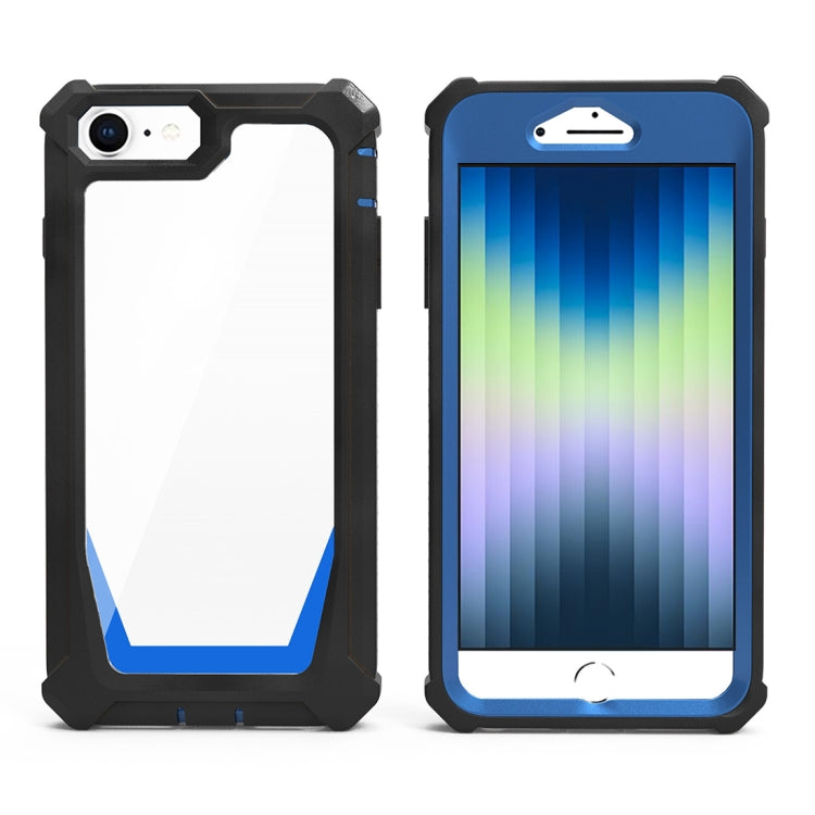 For iPhone SE 2022 / SE 2020 / 8 / 7 / 6s / 6 Stellar Space PC + TPU 360 Degree All-inclusive Shockproof Case