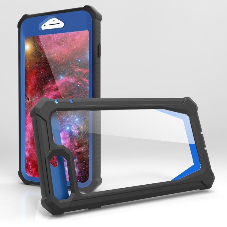 For iPhone SE 2022 / SE 2020 / 8 / 7 / 6s / 6 Stellar Space PC + TPU 360 Degree All-inclusive Shockproof Case