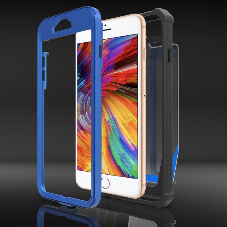For iPhone SE 2022 / SE 2020 / 8 / 7 / 6s / 6 Stellar Space PC + TPU 360 Degree All-inclusive Shockproof Case