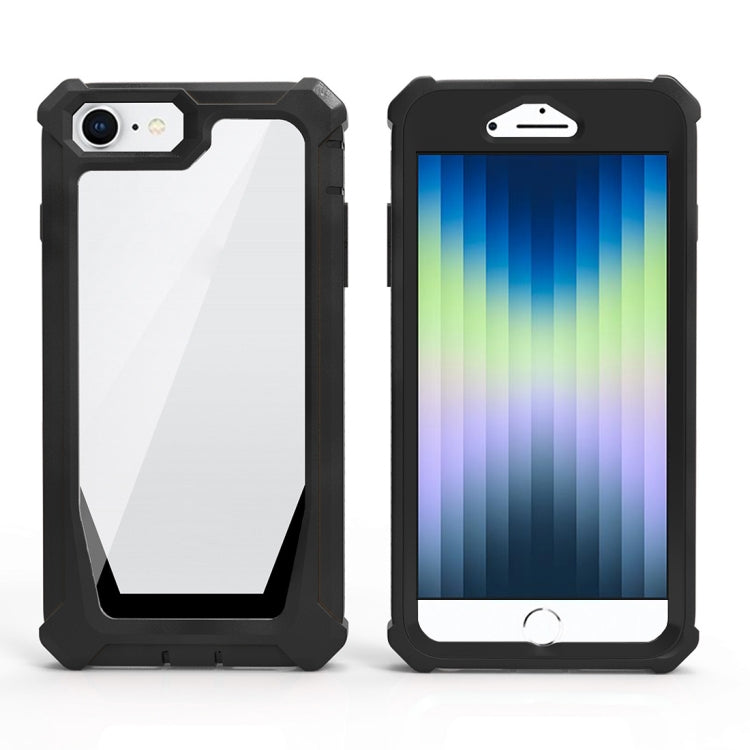 For iPhone SE 2022 / SE 2020 / 8 / 7 / 6s / 6 Stellar Space PC + TPU 360 Degree All-inclusive Shockproof Case