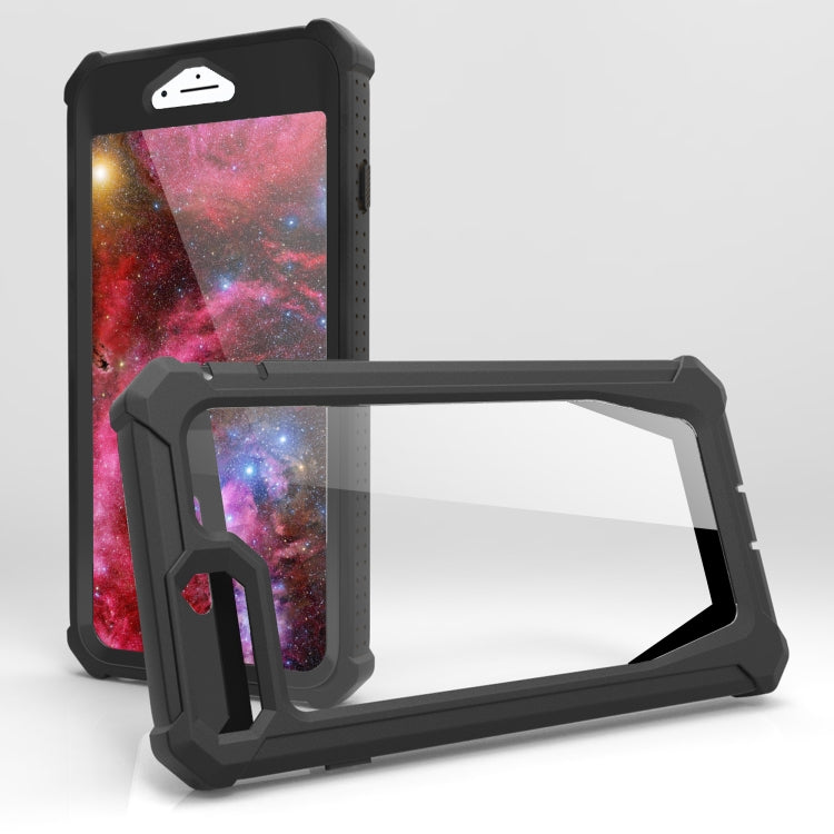 For iPhone SE 2022 / SE 2020 / 8 / 7 / 6s / 6 Stellar Space PC + TPU 360 Degree All-inclusive Shockproof Case