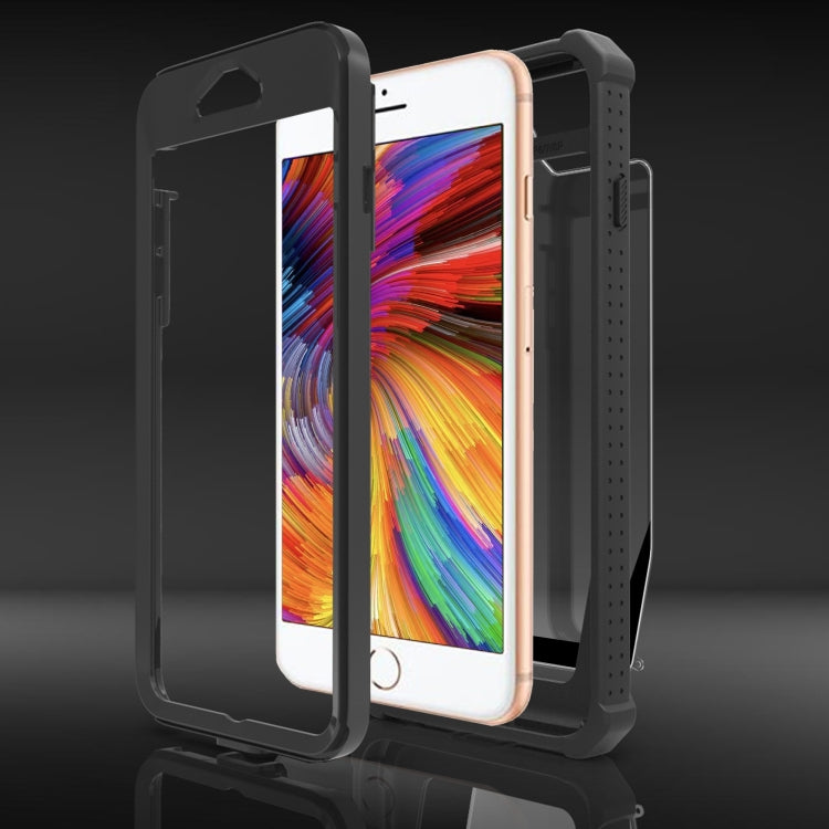 For iPhone SE 2022 / SE 2020 / 8 / 7 / 6s / 6 Stellar Space PC + TPU 360 Degree All-inclusive Shockproof Case