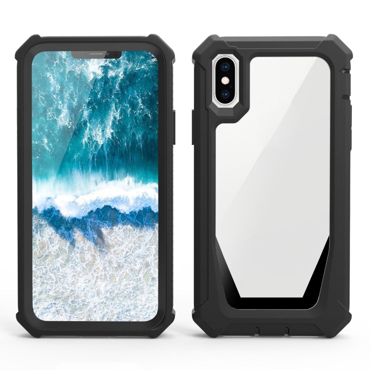 For iPhone X / XS Stellar Space PC + TPU 360 Degree All-inclusive Shockproof Case