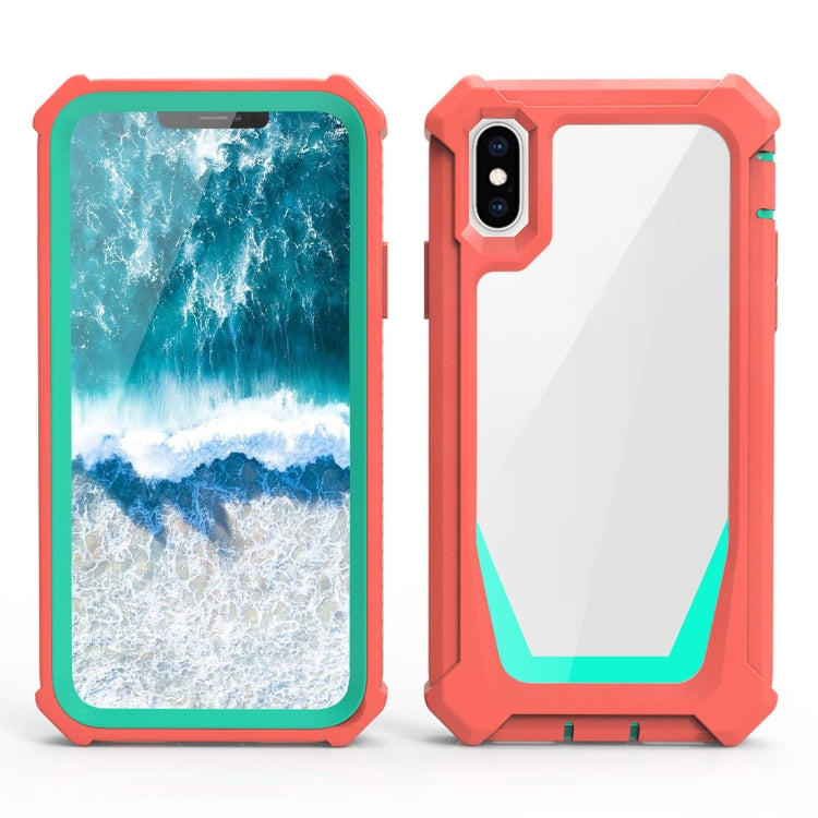 For iPhone XS Max Stellar Space PC + TPU 360 Degree All-inclusive Shockproof Case