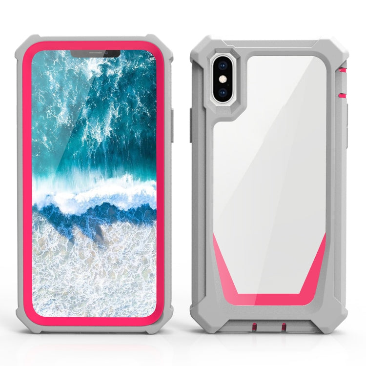 For iPhone XS Max Stellar Space PC + TPU 360 Degree All-inclusive Shockproof Case