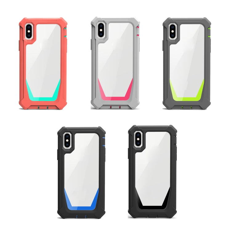 For iPhone XS Max Stellar Space PC + TPU 360 Degree All-inclusive Shockproof Case