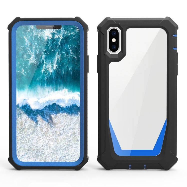For iPhone XS Max Stellar Space PC + TPU 360 Degree All-inclusive Shockproof Case