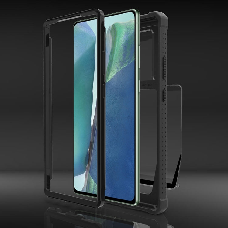 For Samsung Galaxy Note20 Stellar Space PC + TPU 360 Degree All-inclusive Shockproof Case