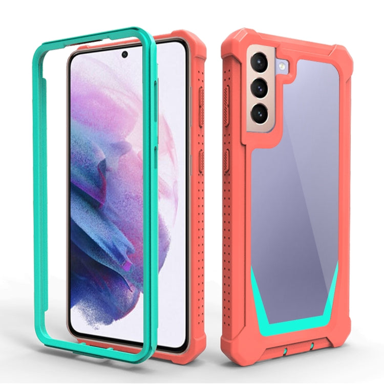 For Samsung Galaxy S21 5G Stellar Space PC + TPU 360 Degree All-inclusive Shockproof Case