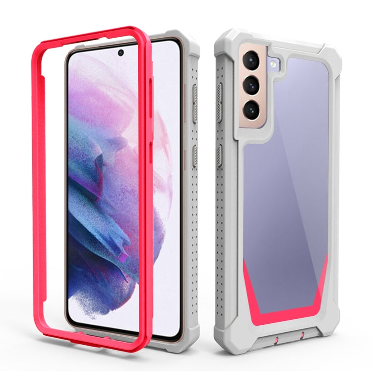 For Samsung Galaxy S21+ 5G Stellar Space PC + TPU 360 Degree All-inclusive Shockproof Case