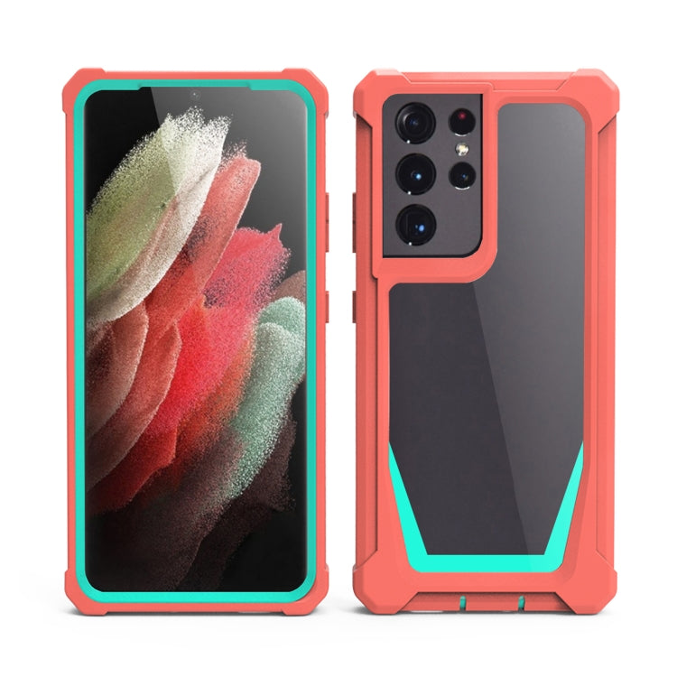 For Samsung Galaxy S21 Ultra 5G Stellar Space PC + TPU 360 Degree All-inclusive Shockproof Case