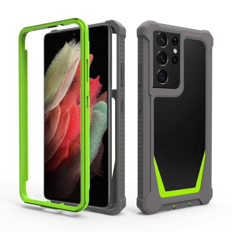 For Samsung Galaxy S21 Ultra 5G Stellar Space PC + TPU 360 Degree All-inclusive Shockproof Case