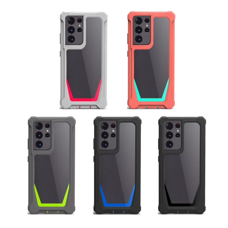 For Samsung Galaxy S21 Ultra 5G Stellar Space PC + TPU 360 Degree All-inclusive Shockproof Case