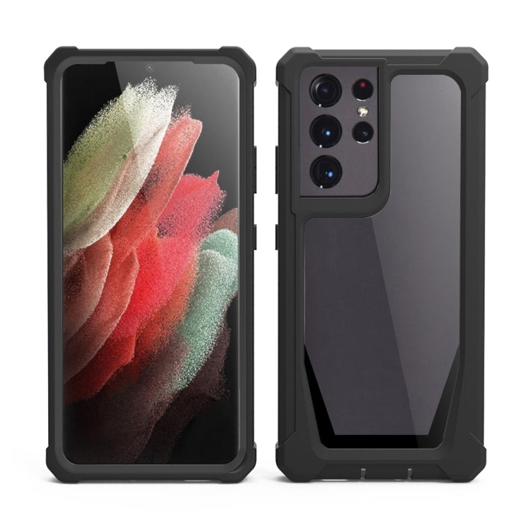 For Samsung Galaxy S21 Ultra 5G Stellar Space PC + TPU 360 Degree All-inclusive Shockproof Case