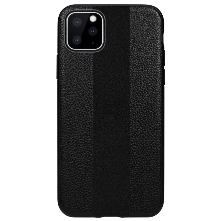 For iPhone 11 Pro SULADA Anti-slip TPU + Handmade Leather Protective Case