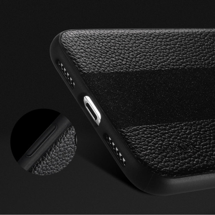For iPhone 11 Pro SULADA Anti-slip TPU + Handmade Leather Protective Case